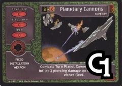 Planetary Cannons